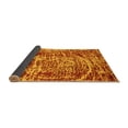 thumbnail image 2 of Ahgly Company Indoor Round Abstract Yellow Modern Area Rugs, 8' Round, 2 of 4