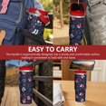 thumbnail image 7 of Christmas 30oz Handheld Travel Tumbler with Handle – Double Wall Stainless Steel Insulated Cup, Flip Straw Lid, Leak-Proof & BPA-Free for Hot and Cold Drinks – Durable Coffee & Juice Mug Black, 7 of 7