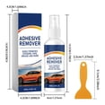 thumbnail image 3 of Adhesive Remover, 3.4 Oz Sticker Remover for Cars, Windows, Floor, Glue Remover with Plastic Razor Blade Scraper – Rapidly Removes Labels, Stickers, Glue, Tape, Gum, Wax, 3 of 8