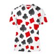 thumbnail image 1 of Summer Fashion Playing Card Suits graphic t shirts For Men New Casual Fun Personality Hip Hop Street Style Printed Short Sleeve, 1 of 5