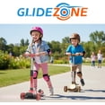 thumbnail image 6 of GLIDEZONE Kick Scooter for Kids Ages 3~14, Foldable Toddler Scooter 3 Wheel with LED Lighted, Adjustable Handlebars, Max Load 110lbs (Red), 6 of 6