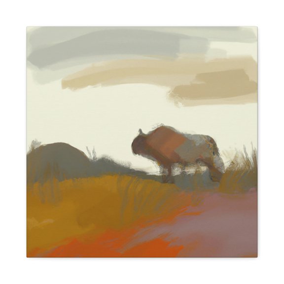 Bison in Expressionism - Canvas
