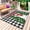 Red Black, variant on Christmas Snowman Outdoor Rug 3x5 Ft - Reversible Patio Rug Outdoor Camping Rugs, Xmas Tree Black White Checkered Snowflake Indoor Outdoor Area Rugs, Non-Slip Outdoor Carpet Runner for Deck/Porch