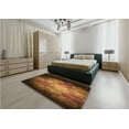 thumbnail image 4 of Ahgly Company Indoor Rectangle Patterned Blood Night Red Area Rugs, 2' x 5', 4 of 6