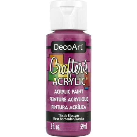 UPC: 0766218005700 | DecoArt Crafter s Acrylic Paint 2 oz. Thistle Blossom