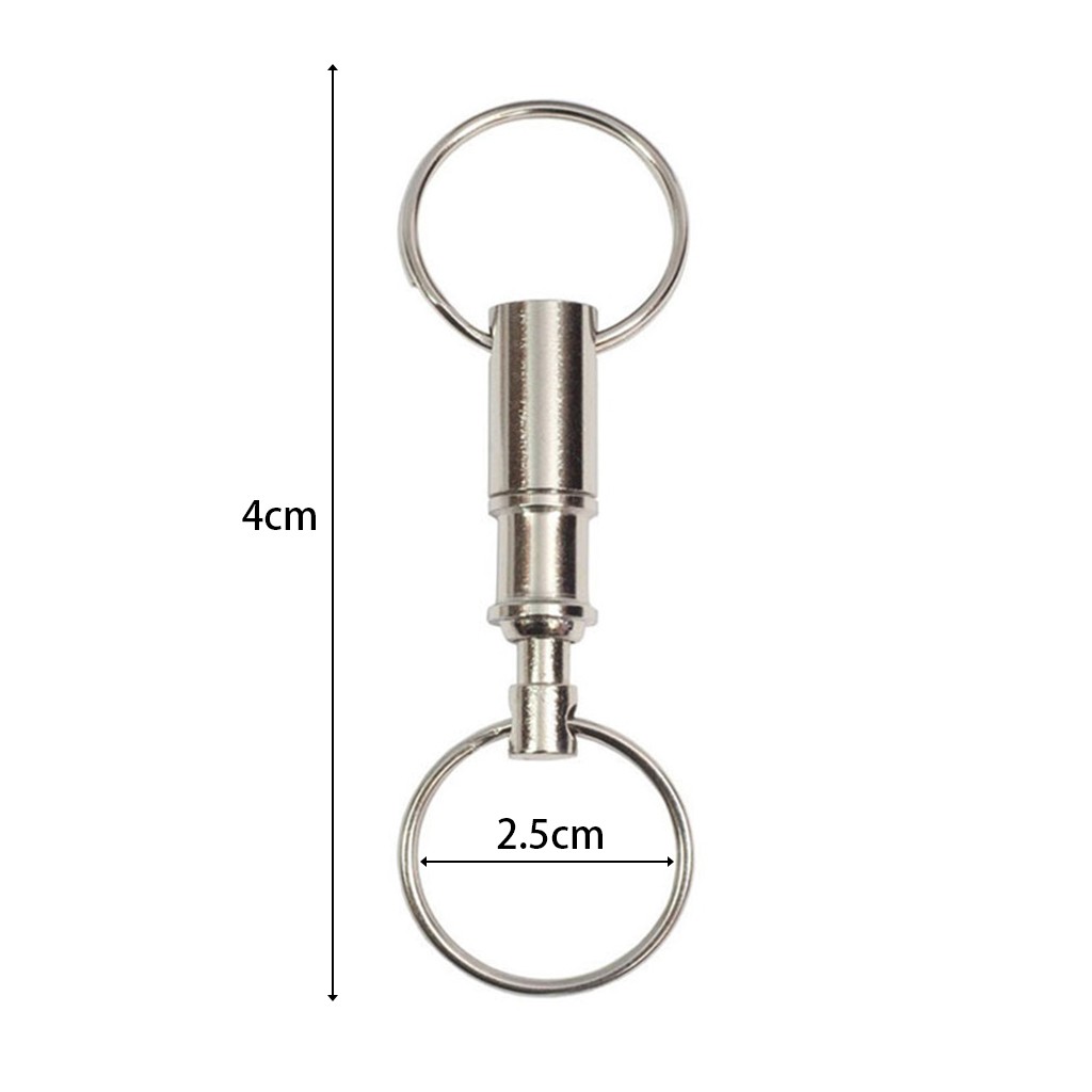 Detachable Removable Pull Apart Quick Release Key Chain Keychain ...