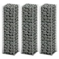 thumbnail image 2 of vidaXL 3x Gabion Set Galvanized Wire Rock-stone Walls Cage Mesh Multi Sizes, 2 of 13