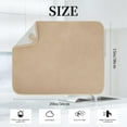 thumbnail image 2 of 2 Pack Dish Drying Mat, 20 X 15 Inch Ultra Absorbent Microfiber Dishes Drainer Mats, Large Size Dish Drying Pad for Kitchen Counter, Coffee, Rack, Under Sink, Countertops, Pinstripe(Beige), 2 of 9