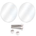 thumbnail image 3 of Motorcycle Rimless Rearview Mirror for Wide Angle Round Mirror, 3 of 5