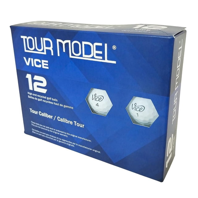 Vice Tour Model Balles de Golf Recyclées, paquet de 12, par Mulligan