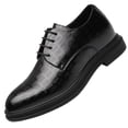 thumbnail image 2 of Zapatos de negocios de verano para hombre, zapatos casuales transpirables de cuero genuino con suela suave de 8 cm y 6 cm para todo tipo de ocasiones, 2 of 2