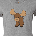 thumbnail image 4 of Inktastic Cute Moose Women's T-Shirt, 4 of 5