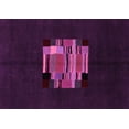 thumbnail image 1 of Ahgly Company Indoor Rectangle Abstract Pink Modern Area Rugs, 7' x 10', 1 of 4