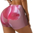 thumbnail image 1 of Fotbe Pink Balloon Puppy Art Shorts Sin Costuras – Shorts Deportivos de Cintura Alta para Mujer, Elásticos para Gimnasio, Yoga, Running o Ciclismo-Large, 1 of 8