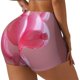 thumbnail image 1 of Fotbe Pink Balloon Puppy Art Shorts Sin Costuras – Shorts Deportivos de Cintura Alta para Mujer, Elásticos para Gimnasio, Yoga, Running o Ciclismo-Large, 1 of 8