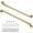 Gold, variant on Shower Grab Bar, 2 Pack 12 Inch Bathroom Grab Bar, 1.25" Diameter 304 Stainless Steel Anti-Slip Grab Bars for Bathtubs and Showers, Handicap Shower Grab Bar for Seniors Elderly