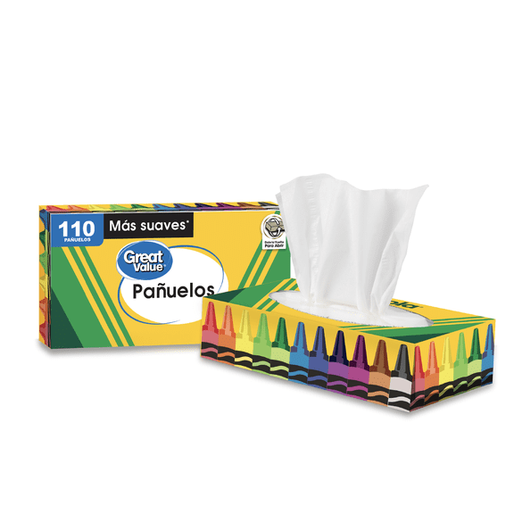 Pañuelos Great Value Crayola 110 piezas