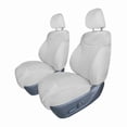 thumbnail image 3 of For 2019–2023 Hyundai Santa Fe FH Group Custom Fit Neoprene Waterproof Car Seat Covers - Full Set Solid Gray, 3 of 8