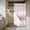 Pink, variant on Sky Blue Ocean Starfish No Hook Shower Curtain Waterproof, Bathroom Curtains with Snap in Liners and See Through Top Window, Summer Coastal Coral Conch Hotel Style Bathtub Curtains Shower 36"Wx72"L