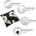 thumbnail image 4 of Acheng Dachshund Heart Throw Pillow Covers Set of 2, Painting Dachshund Gifts for Dog Lover,Decorative Flannel Pillow case for Sofa Couch Bed White, 4 of 6