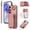Pink, variant on ELEHOLD Case for Samsung Galaxy A35, Zipper Leather Wallet Case with Card Holder Stand,Pink
