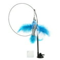 thumbnail image 2 of Suction Cup Cat Toys For Indoor Cats, Handheld Teaser Wand Toy Interactive Cat Toy Cat Feather Toy Hanging Door Kitten Toys For Kitty Kitten Scratching Exercise Indoor, 2 of 7
