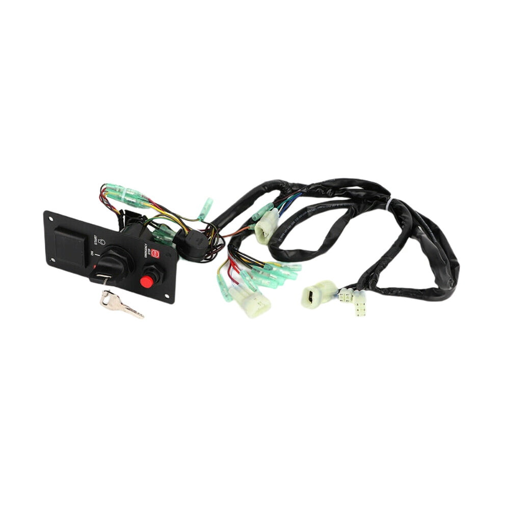 Single Engine Ignition Cut Off Switch with Keys Fit for Outboard 06323