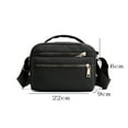 thumbnail image 2 of Bolso de hombro ligero e impermeable, bolso bandolera informal para mujer Negro, 2 of 5