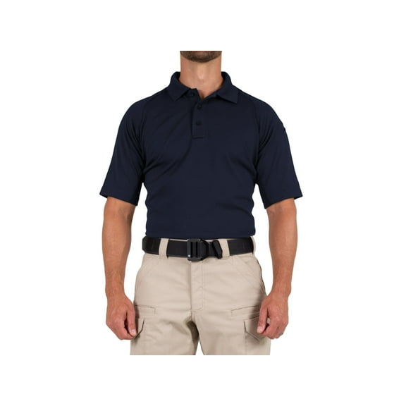 First Performance Short Sleeve Polo - Men's, Tall, Midnight Navy, 2XL