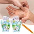 thumbnail image 3 of Gants de Réflexologie Acupression Outils de Réflexologie Spa des Mains Massage UK X8Z0, 3 of 9