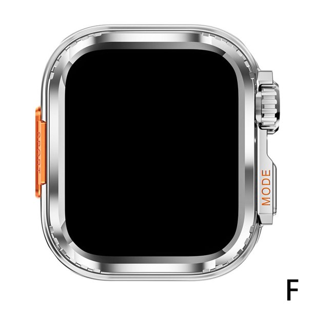 Funda protectora de metal para Apple Watch 4, 5, 6, 7, 8 y 9 (cubierta trasera) Fr I1C3