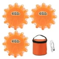 thumbnail image 2 of Roadside Safety Warning Flashing Flare Light, Type C Rechargeable Versatile Long Endurance LED Road Emergency Warning Flare Light with Magnet Base for Boat, 2 of 7