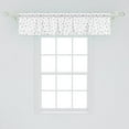 thumbnail image 2 of Ambesonne Money Window Valance, Cryptocurrency Theme, 54" X 12", Black and White, 2 of 3
