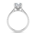 thumbnail image 3 of Eloya Jewel 2.13 Ct Round Cut Solitaire Engagement Ring - 14K White Gold Plated - Accent Moissanite Eternity Band - Wedding Ring for Women - Moissanite - Ideal Gift for Anniversary, 3 of 3