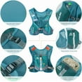 thumbnail image 5 of Running Vest Pack Water Hydration Backpack Outdoor Sport Bag Cycling Camping Climbing Rucksack, 5 of 8