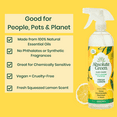thumbnail image 3 of Absolute Green All Purpose Cleaner Spray,  Multi Surface Cleaner, Safe Around Kids + Pets, Lemon Scent, (2 Pack) 25oz, 3 of 7