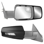 K-SOURCE Fit System 80730 Snap & Zap Custom Towing Mirror Pair For Fits/For Ram 1500 Fits select: 2019-2020 RAM 1500 CLASSIC, 2020 RAM 2500