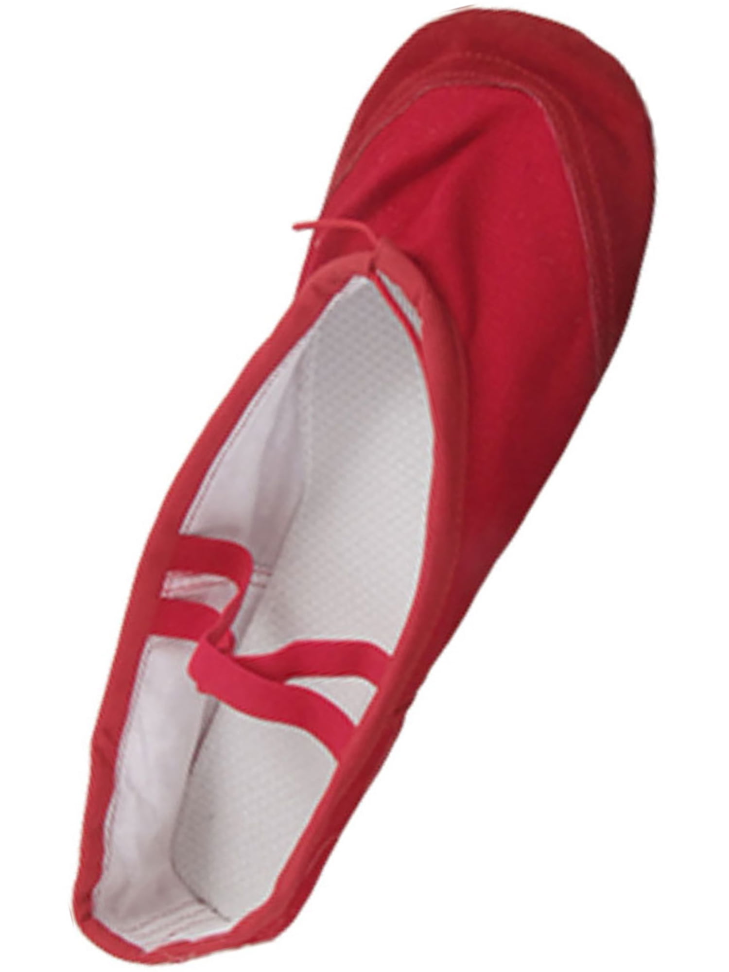 ladies red canvas shoes