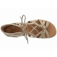 thumbnail image 3 of Gentle Souls by Kenneth Cole - Break My Heart Snake Embossed Lace Up Sandals, 3 of 12