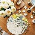 thumbnail image 2 of Summer Lemon Round 15 Inch Placemats Set of 6, Spring Eucalyptus Leaves Botanical Vintage HeatResistant Non Slip Place Mats for Dining Table, Wipeable Braided Kitchen Table Mats for Housewarming, 2 of 9