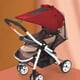 thumbnail image 4 of Protección para bebés Zulema Cubierta solar para cochecito rojo, 4 of 8