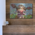 thumbnail image 5 of Luxe Metal Art 'Cow From Another Planet 1' by Carolee Vitaletti Metal Wall Art, 16" x 12", 5 of 9
