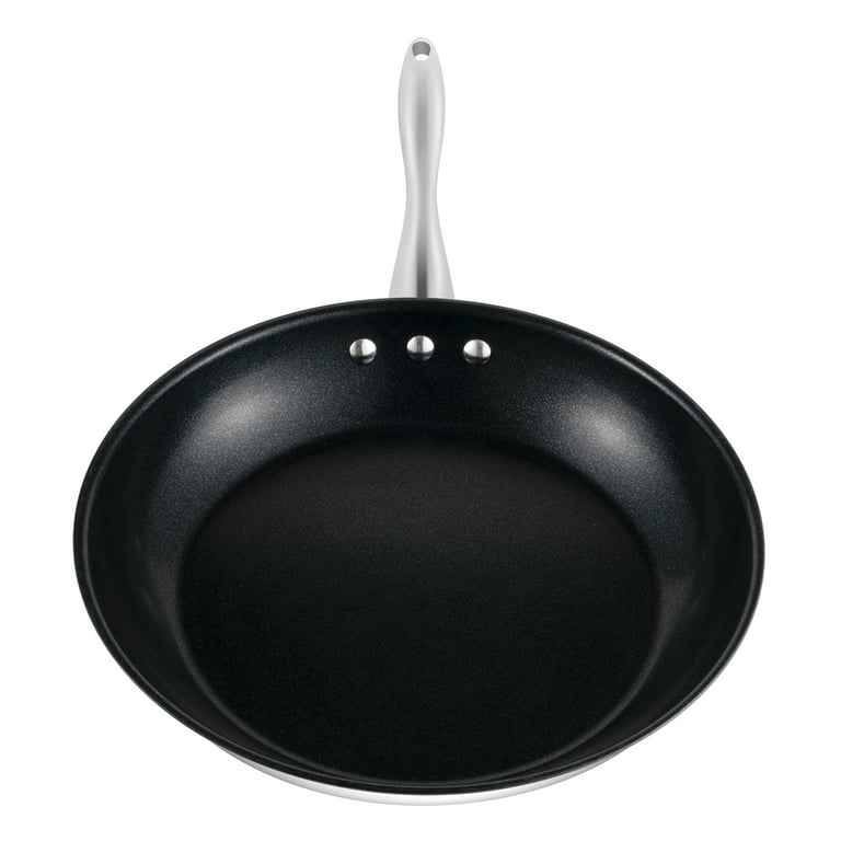  10 Stainless Steel Pan by Ozeri with ETERNA, a 100% PFOA and  APEO-Free Non-Stick Coating