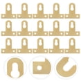 thumbnail image 1 of OULII 100Pcs Invisible Hangers Golden Iron for Large Picture Frames and Artwork, 1 of 8