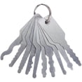 thumbnail image 3 of Stainless Steel Lock Picking Set, Durable with 10PCS Keys for Security and Turntable Locks, 3 of 7