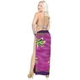 thumbnail image 3 of HAPPY BAY Women's Beachwear Summer Beach Wrap Bikini Wraps Sarong Skirt Swimsuit Swimwear Coverups Swim Cover ups for Womens One Size Taffy, Palm Tree, 3 of 5