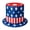 A-1, variant on 4th of July Decoration Glitter Top Hat, Shiny Independence Day American Flag Top Hat, Patriotic Red White Blue Sequin Party Hats for Memorial Day USA Party Costume Accessories
