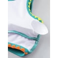 thumbnail image 4 of Bañador bikini de dos piezas para niña Tween blibean, verde menta, 12-13 años, 4 of 6