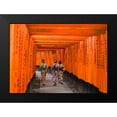 thumbnail image 2 of Pangea Images 18x14 Black Modern Framed Museum Art Print Titled - Fushimi Inari Shrine-Kyoto, 2 of 5