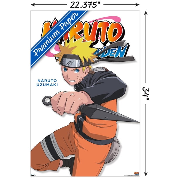 NARUTO ナルト ポスター Naruto Shippuden - Naruto Feature Series Wall Poster, 22.375